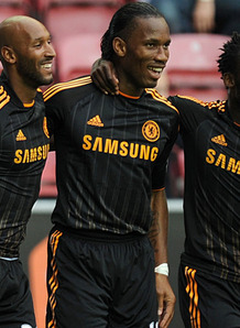 Didier Drogba Nicolas Anelka Michael Essien